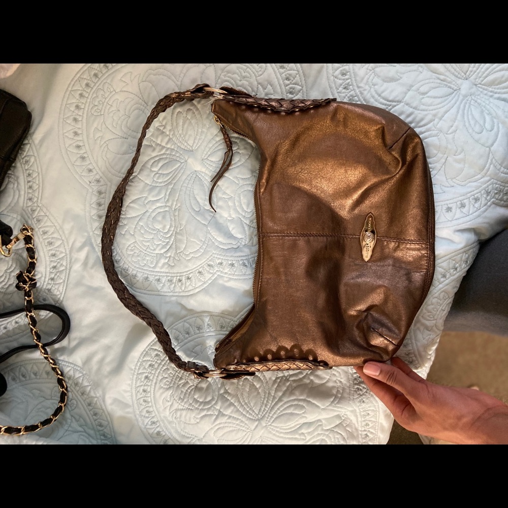 Cute leather hobo bag
